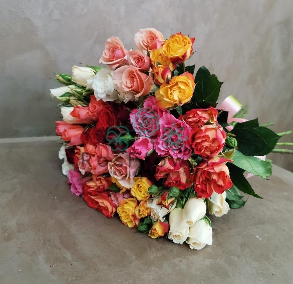 Букет цветов из: Розы в Базарные Матаки