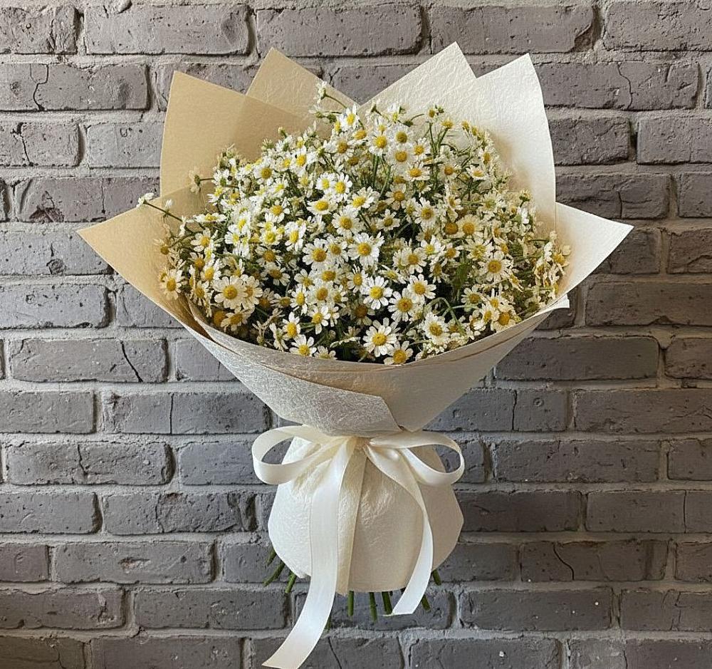 Букет цветов из: Ромашки в Базарные Матаки