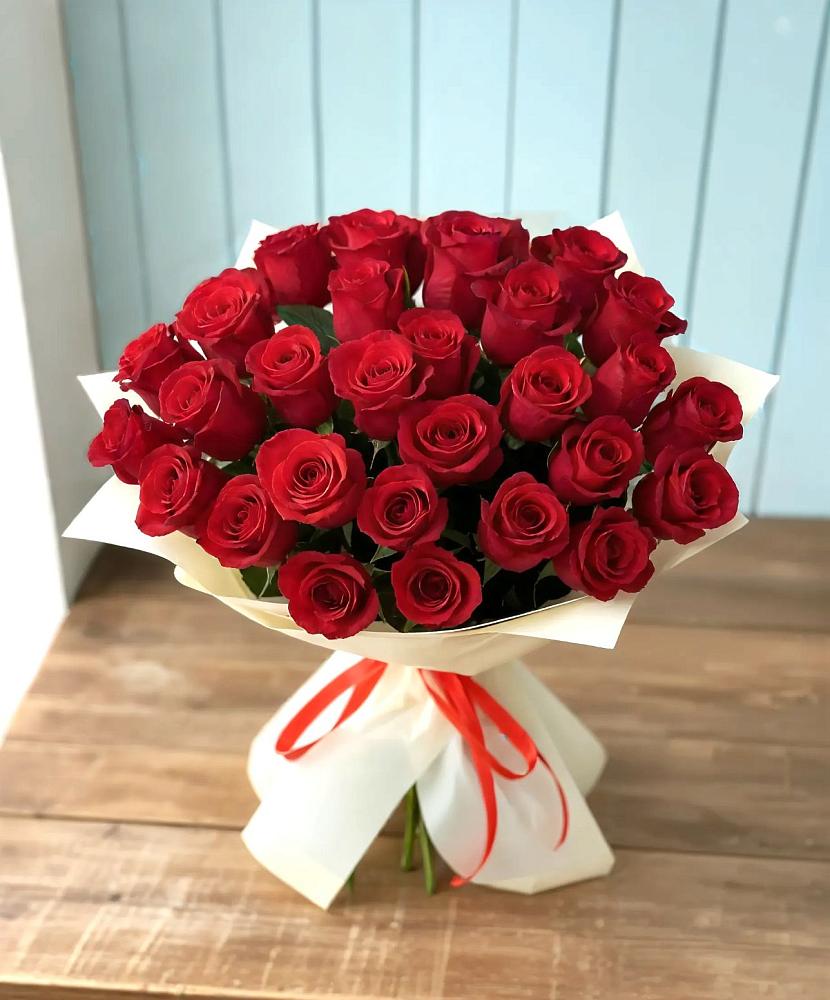 Букет 29 Красных роз в Базарные Матаки