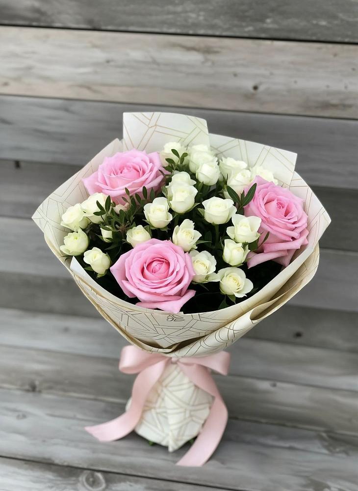 Букет цветов из: Розы в Базарные Матаки