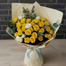 Букет цветов из:  Розы в Базарные Матаки