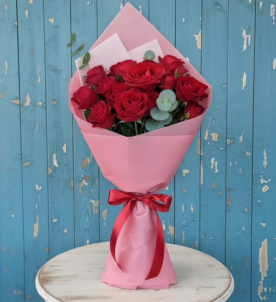 Букет цветов из: Розы в Базарные Матаки