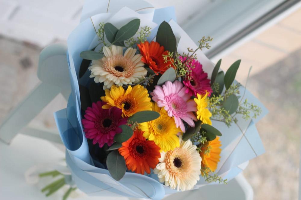 Букет цветов из: Герберы в Базарные Матаки