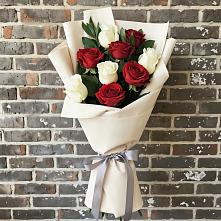 Букет цветов из:  Розы в Базарные Матаки
