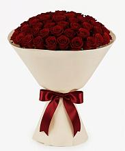 Букет 101 Бордовая роза Блэк Бакарра в Базарные Матаки