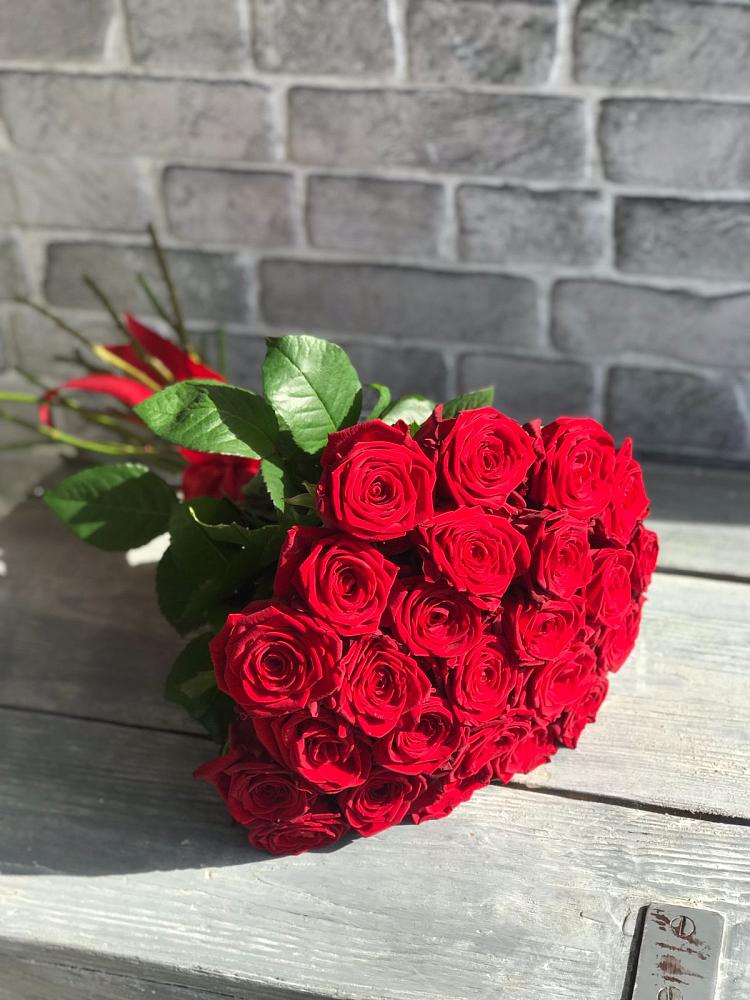 Букет Красные розы Фридом в Базарные Матаки
