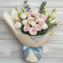 Букет цветов из:  Лизиантусы в Базарные Матаки