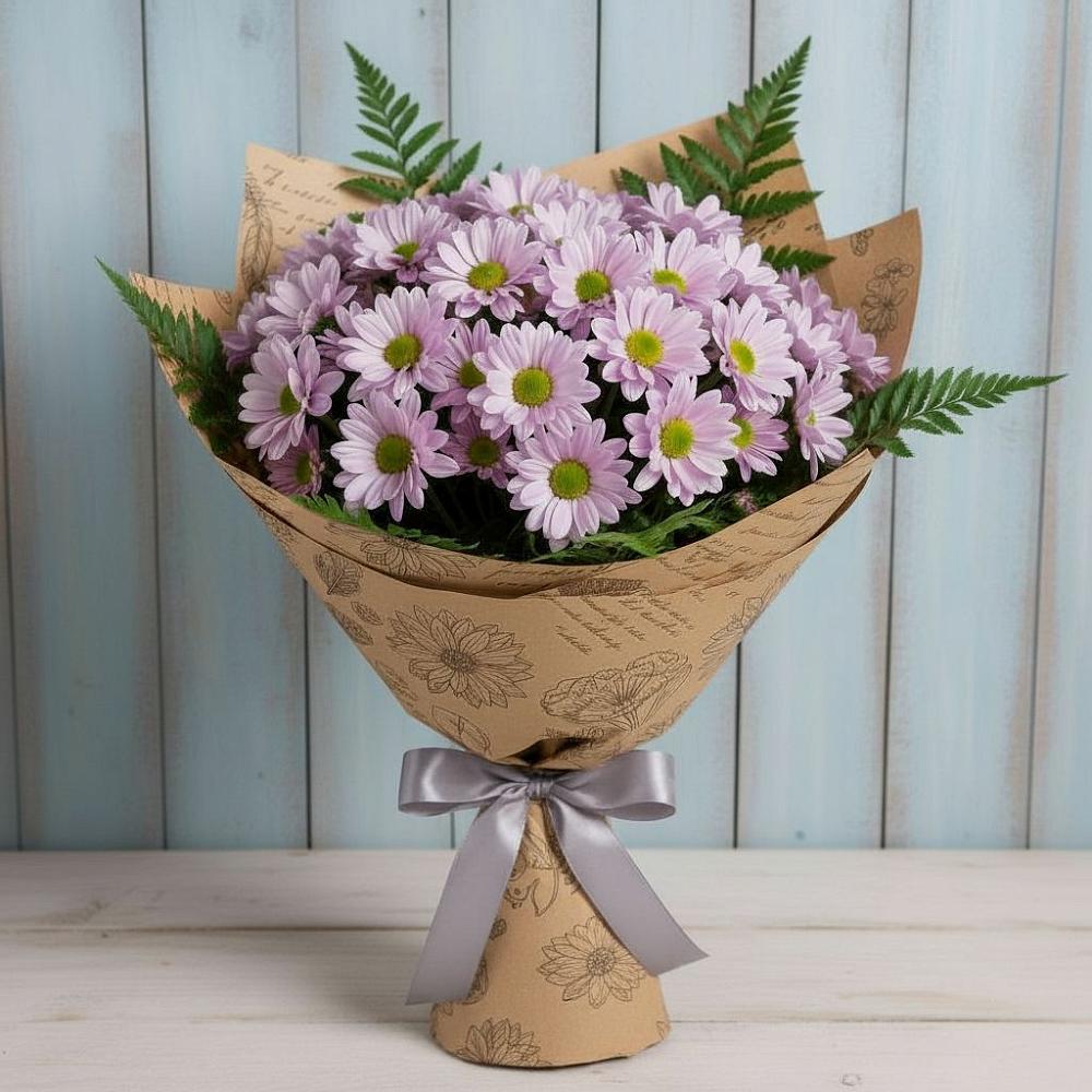 Букет цветов из: Хризантемы в Базарные Матаки