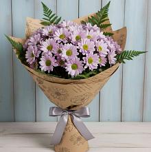 Букет цветов из:  Хризантемы #REPLACE_PRED# Базарные Матаки