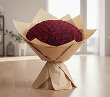 Букет 101 Красная роза в Базарные Матаки