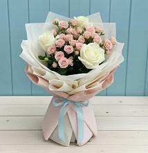 Букет цветов из:  Розы в Базарные Матаки