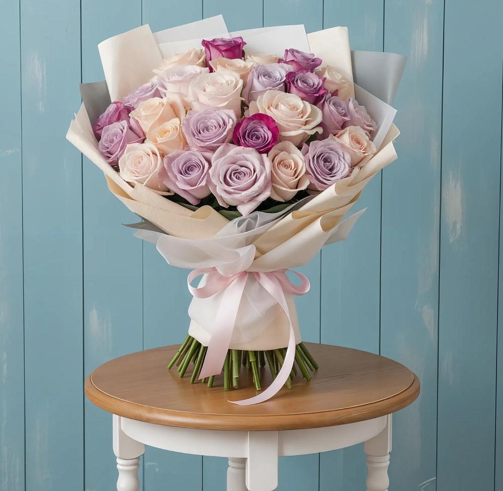 Букет цветов из: Розы в Базарные Матаки