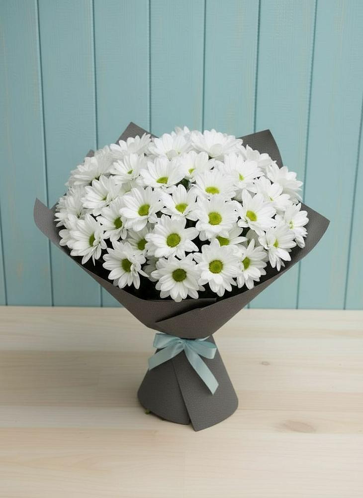 Букет цветов из: Хризантемы в Базарные Матаки