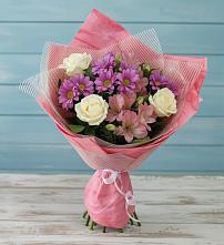 Букет цветов из:  Герберы в Базарные Матаки