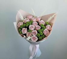 Букет цветов из:  Розы и Хризантемы в Базарные Матаки