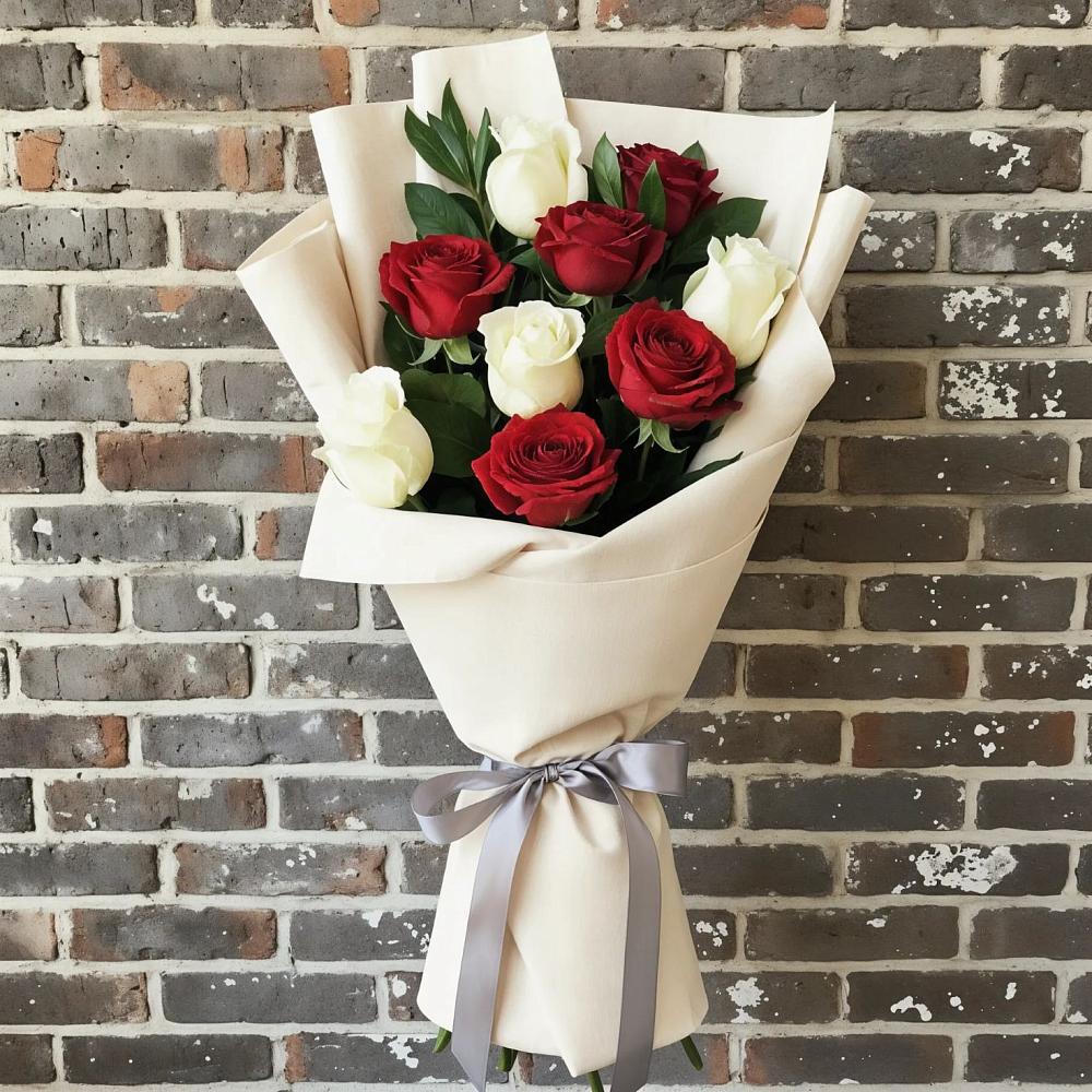 Букет цветов из: Розы в Базарные Матаки