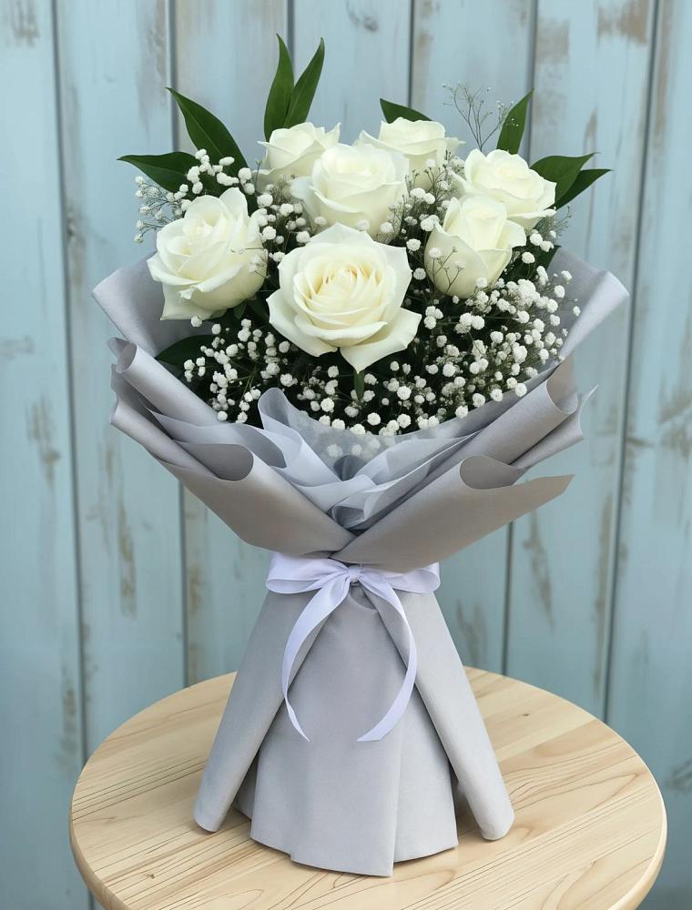 Букет цветов из: Розы в Базарные Матаки