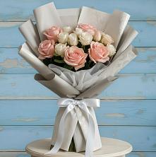 Букет цветов из:  Розы в Базарные Матаки