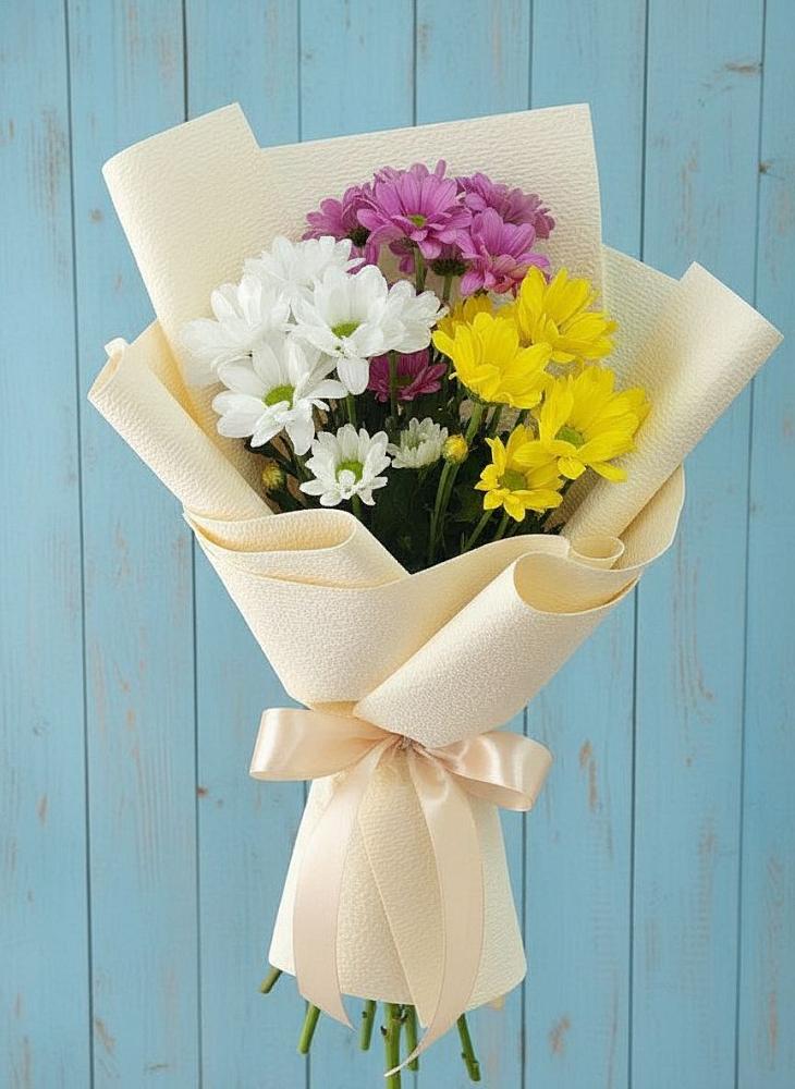 Букет цветов из: Хризантемы в Базарные Матаки
