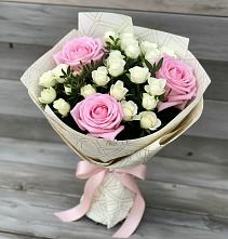 Букет цветов из:  Розы в Базарные Матаки
