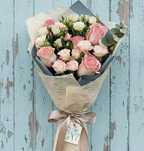 Букет цветов из:  Розы в Базарные Матаки