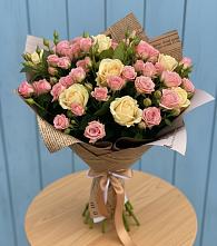 Букет цветов из:  Розы в Базарные Матаки