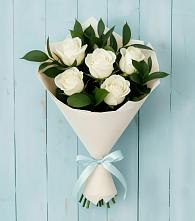 Букет цветов из:  Розы в Базарные Матаки