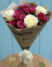 Букет цветов из:  Розы в Базарные Матаки