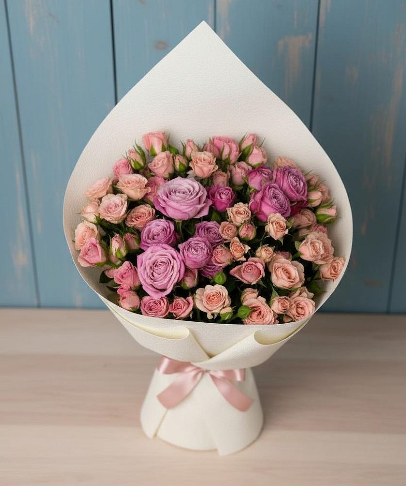 Букет цветов из: Розы в Базарные Матаки