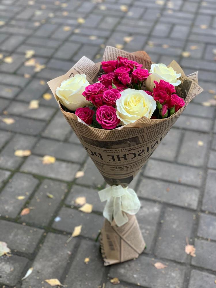 Букет цветов из: Розы в Базарные Матаки