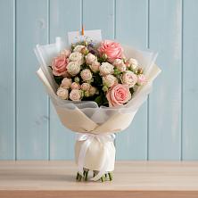 Букет цветов из:  Розы в Базарные Матаки