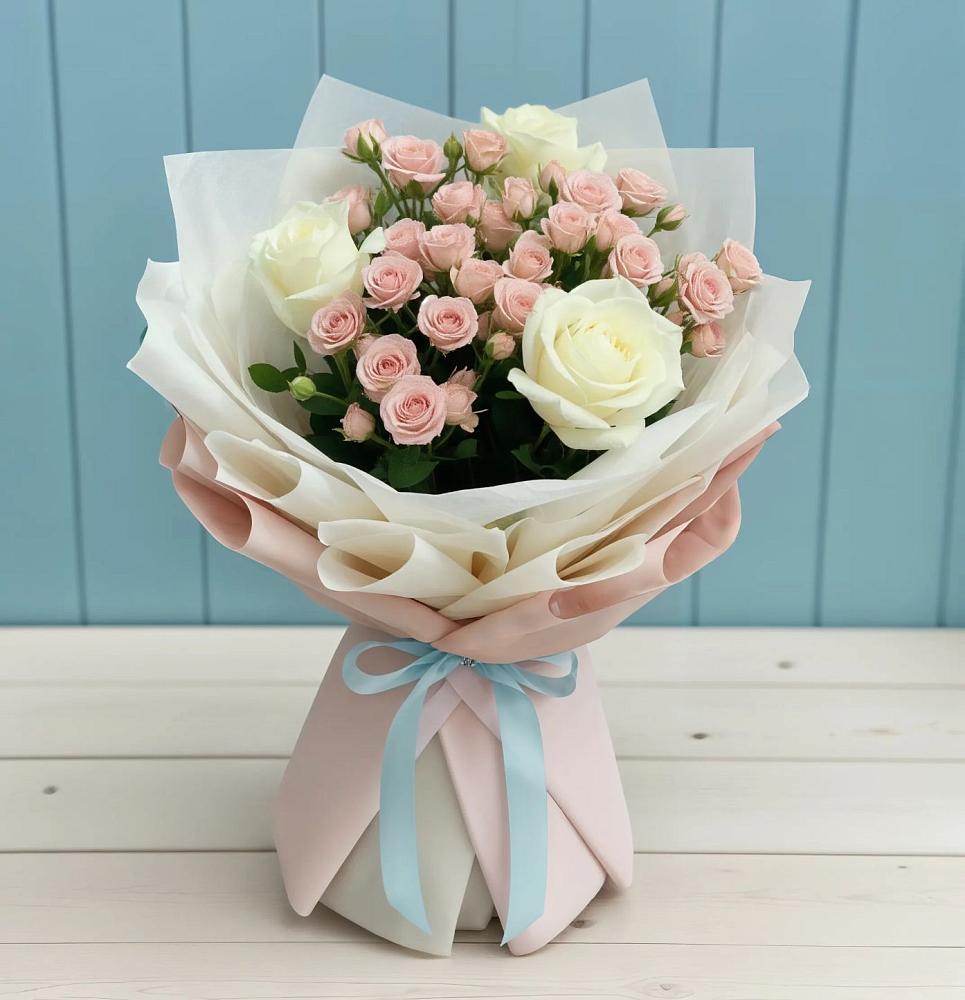 Букет цветов из: Розы в Базарные Матаки