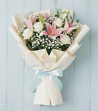 Букет цветов из:  Лилии в Базарные Матаки