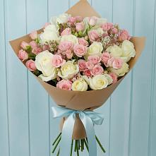 Букет цветов из:  Розы в Базарные Матаки