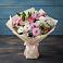 Букет цветов из: Хризантемы, Альстромерии и Розы в Базарные Матаки